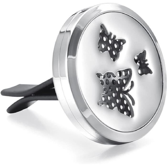 Lot De 6 Désodorisants Voiture Suspendus En Diatomite - Parfum Durable, Design Fleur En Relief - Pour Rétroviseur - 4