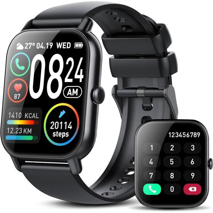 Montre Connectée Homme Femme 2025 Avec Appels Bluetooth - 110 Modes Sportifs, 1.57" HD, IP68