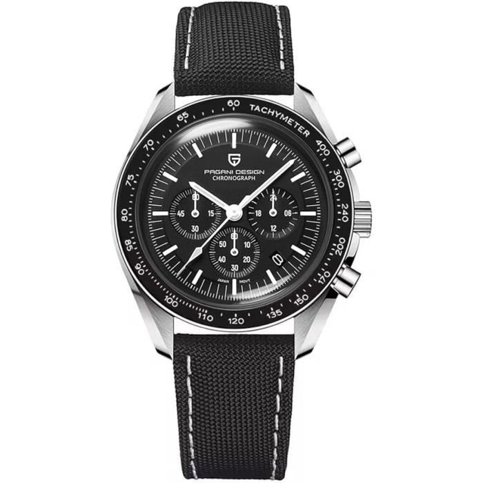 Montre étanche 100m Montre Pagani Design Chronographe Homme - Acier Inoxydable, Verre Saphir, Mouvement Japonais Montre Sport Luxe Abordable Montre étanche 100m Montre Pagani Design Chronographe Homme - Acier Inoxydable, Verre Saphir, Mouvement Japonais Montre Sport Luxe Abordable