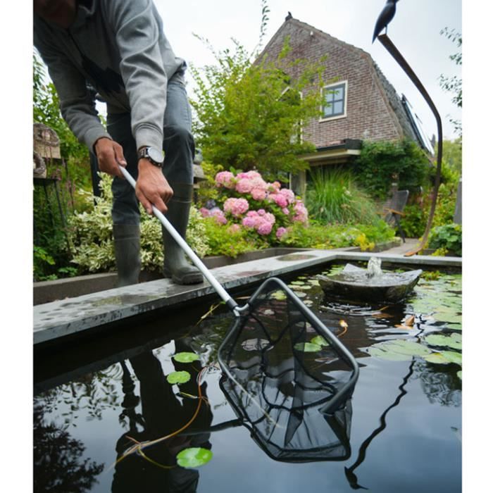 Meilleurs prix pour Epuisette bassin pour algues mailles fines 103 cm Aluminium,Noir