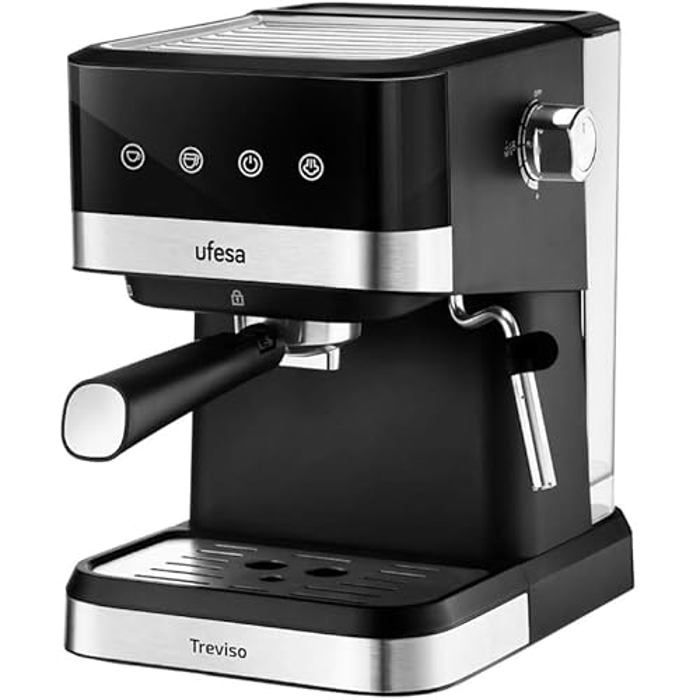 Ufesa Treviso Cafetera Expresso 20 Bares Negra - Ufesa
