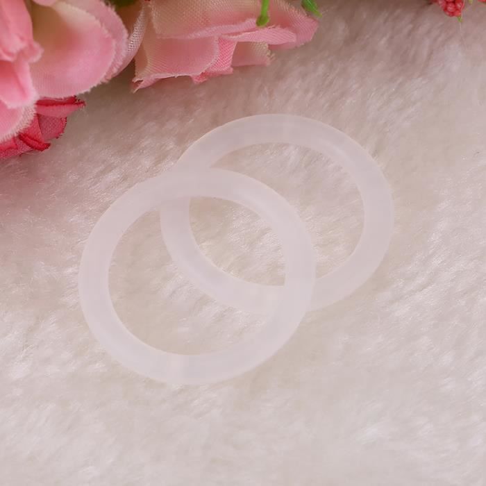 20 Attaches-Sucette En Silicone - Clips Et Supports Pour Tétine Bébé, Transparent Et Autres Couleurs