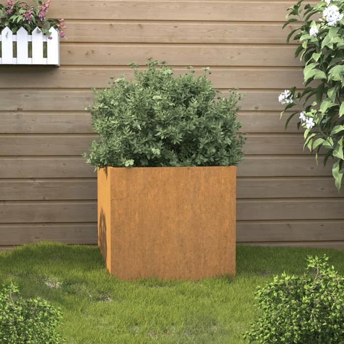 vidaXL Jardinière 49x47x46 cm Acier corten