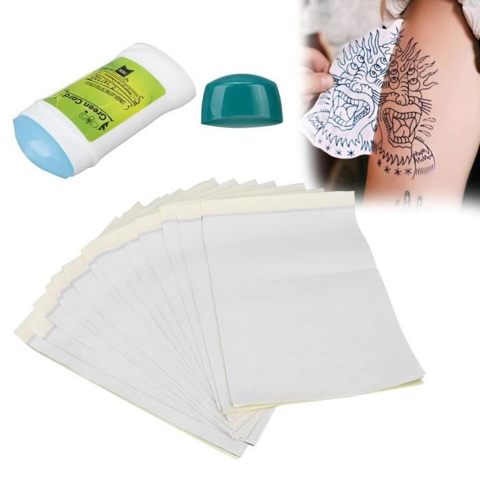 Papier Transfert Tatouage 50pcs - Film Transparent Pour Pochoir Tatouage Professionnel