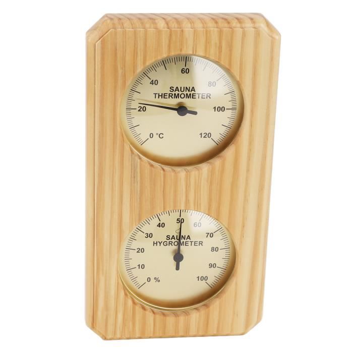 Thermomètre de sauna Thermomètre de sauna numérique en bois Hygromètre Thermomètre de sauna Thermomètre de sauna numérique en bois Hygromètre