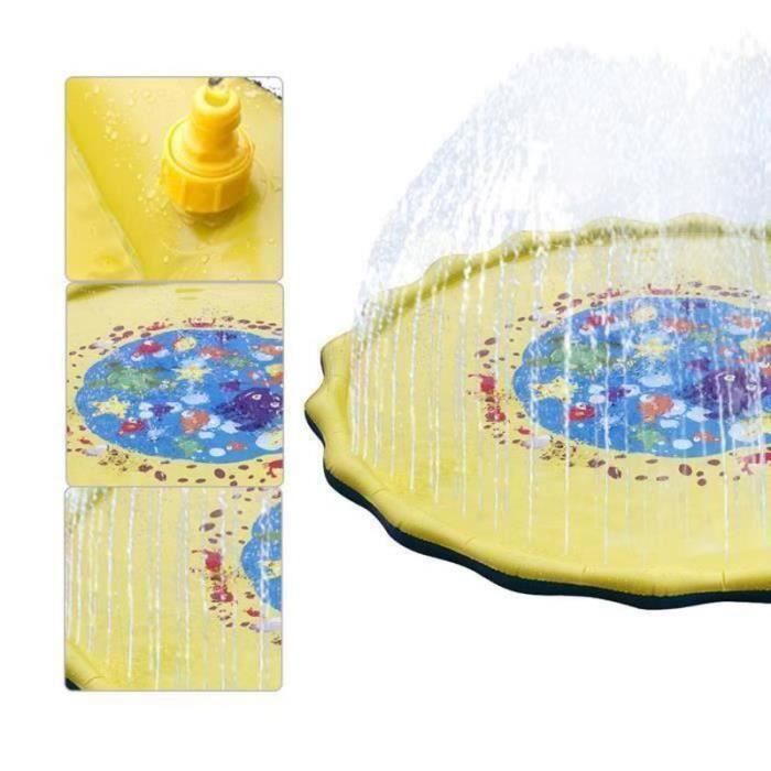 Tapis Enfant de Jet d'eau,Jeux d'eau 170 CM,Tapis De Pulvérisation D Tapis Enfant de Jet d'eau,Jeux d'eau 170 CM,Tapis De Pulvérisation D
