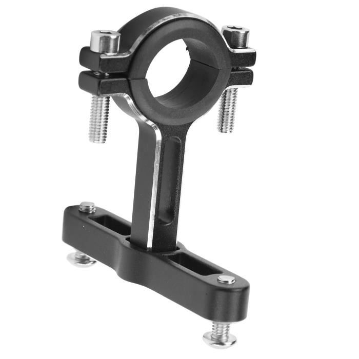 Adaptateur Porte-Bidon Vélo - 2 Pièces Alliage Aluminium - Pour Cadres Petits - Noir