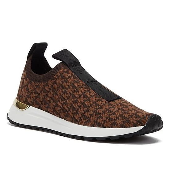 Basket michael kors femme marron discount