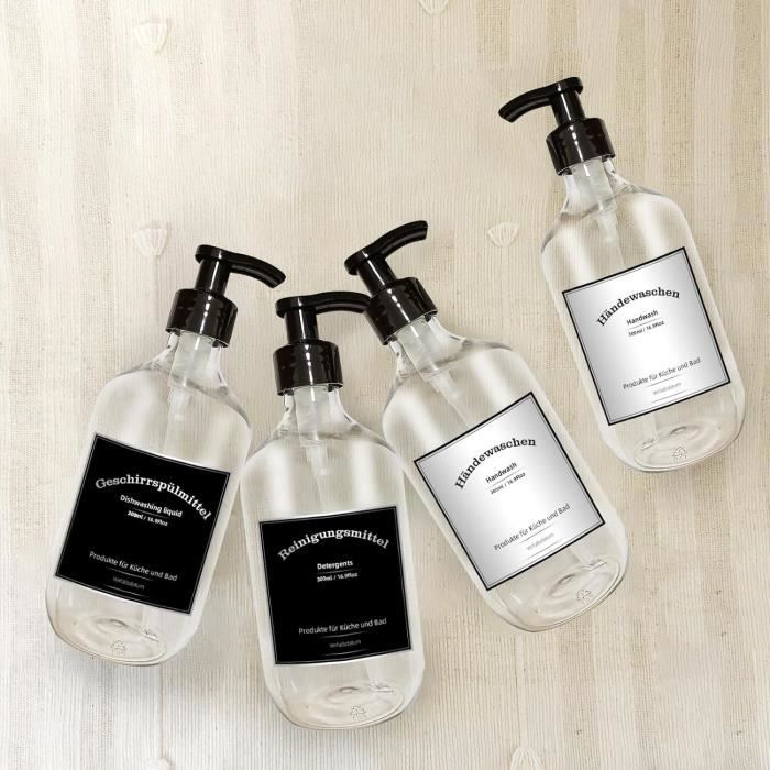 Lot 3 Bouteilles Plastique Transparent Avec Pompe – 50/100/120/150/200 Ml Rechargeables Voyage