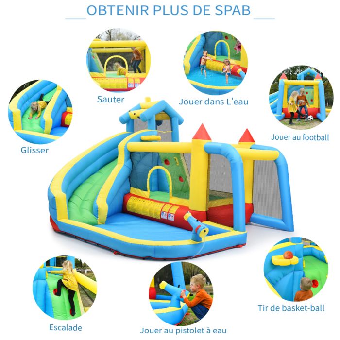 Tapis De Gymnastique Air Matte Track – Gonflable, 3 à 6 M, Avec Pompe, Pour Yoga/fitness Ou Piscine