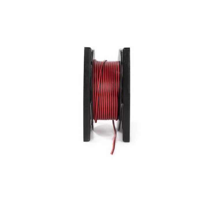 Câble Haut-parleur 100m Rouge/noir – 2x4mm² CCA – Pour Systèmes Hi-Fi Et Home Cinéma – Souple Et Facile à Installer