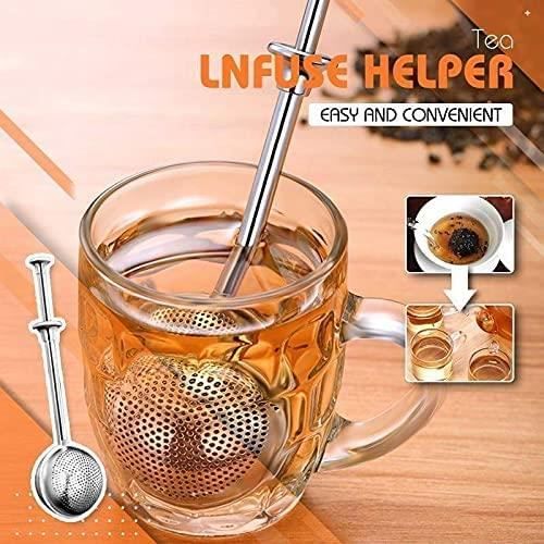 2 Pcs Boule À Thé Inox Infuseur De En Acier Inoxydable Passoire Fin 2 Pcs Boule À Thé Inox Infuseur De En Acier Inoxydable Passoire Fin