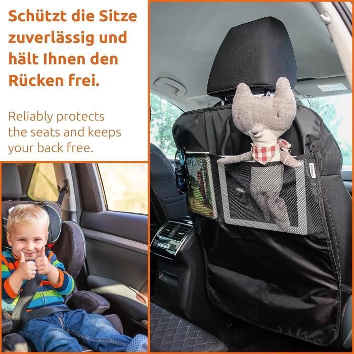 2 X Protection siège arrière voiture auto dossier arrière enfant