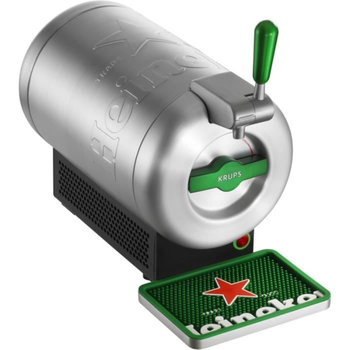 Tireuse à bière Krups YY2837FD The Sub Heineken Aluminium • Eau - Boisson -  Glaçon • Cuisine et cuisson - Cdiscount Electroménager