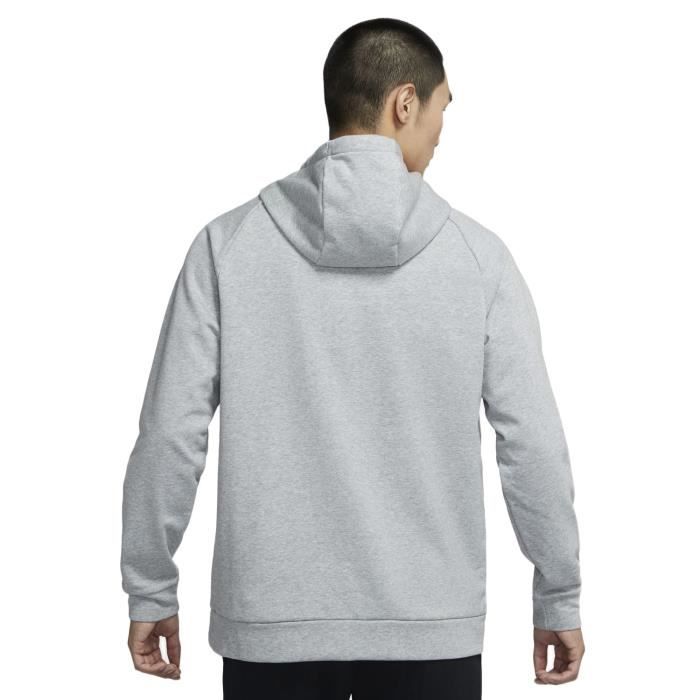 Sweat Nike Dri fit gris homme Gris Cdiscount Pr t Porter