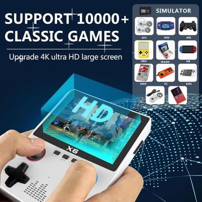 Bewinner X6 écran IPS Console De Jeu Portable Rétro Bewinner X6 - Plus De 10 000 Jeux - Écran IPS 3.5 - Double Joystick - Sortie TV - Noire Bewinner X6 écran IPS Console De Jeu Portable Rétro Bewinner X6 - Plus De 10 000 Jeux - Écran IPS 3.5 - Double Joystick - Sortie TV - Noire