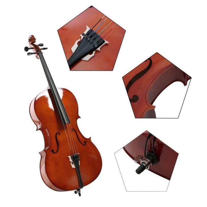 Dioche 4/4 Tailpiece de violoncelle en , plus brillant, meilleur timbre,  classique - Cdiscount Instruments de musique
