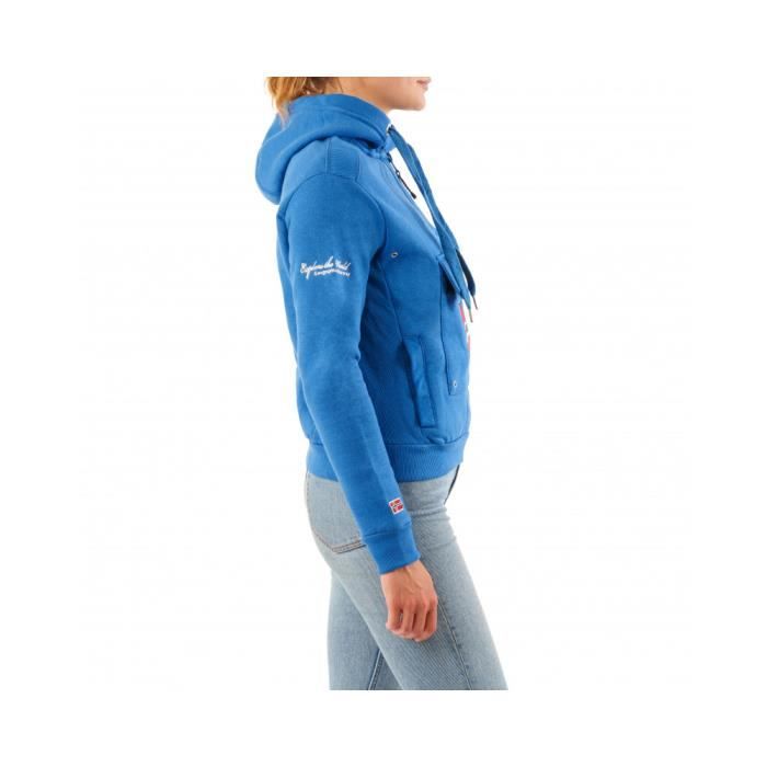 Sweat Femme Capuche Poches Kangourou Geographical Norway
