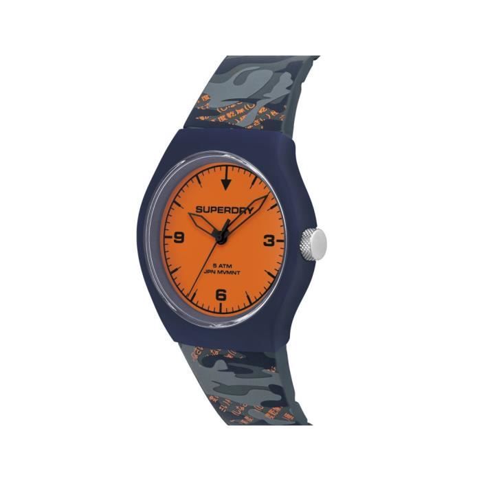 Montre Superdry Unisexe H F Orange SYG296UO 18mm Achat vente