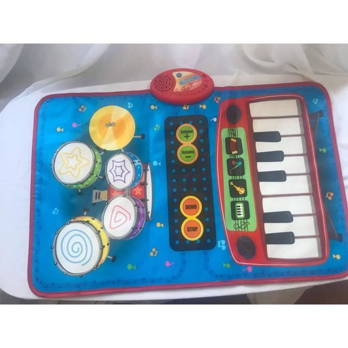Tapis de musique de piano, jouets musicaux sol piano clavier tapis