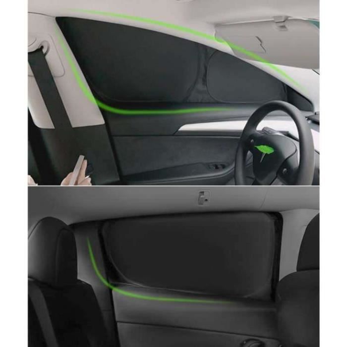 Pare-soleil,Pare-soleil pour Tesla Model 3-y 2021, cadre de visière d'écran,  Protection de Navigation, - Type Matte carbon fiber - Cdiscount Auto