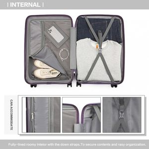 Valise Soute In Extenso – Grande Taille, à Roulettes – État D'occasion