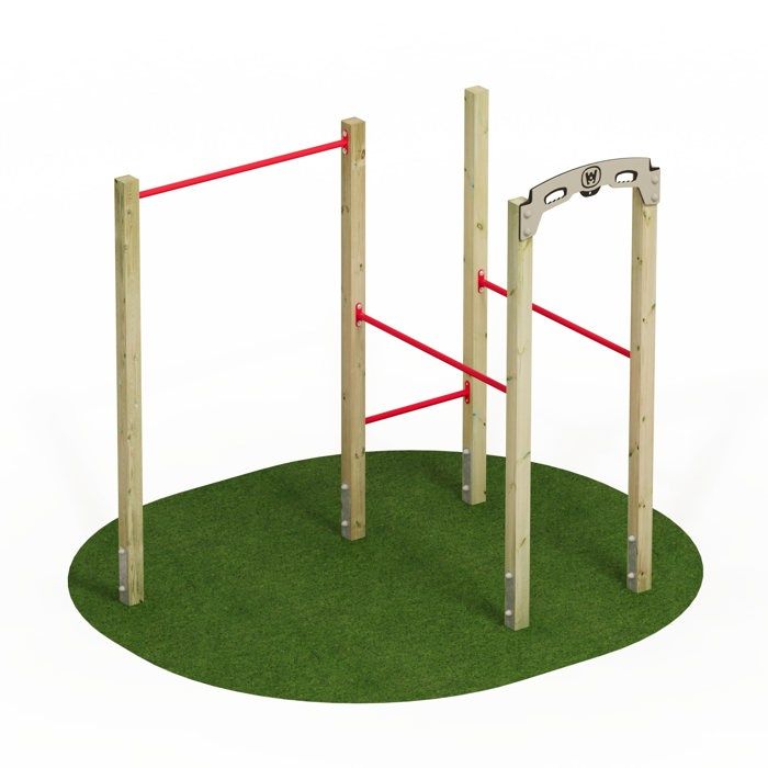 Barre de traction en acier galvanisé - DUCP-2011 - DEPORTES URBANOS - d' extérieur / pour parcours de santé