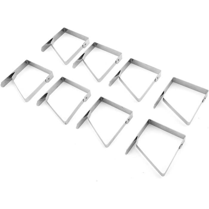 Pince Pour Nappe Pique Nique Dilwe Pince De Nappe Pince à Nappe Réglable En Acier Inoxydable De Pince à Nappe Extérieur