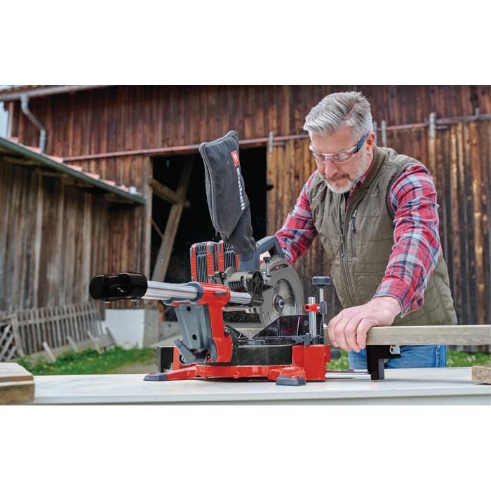 Scie à onglet sans fil TE-MS 18/210 Li - Solo - fonctionne sur batterie EINHELL
