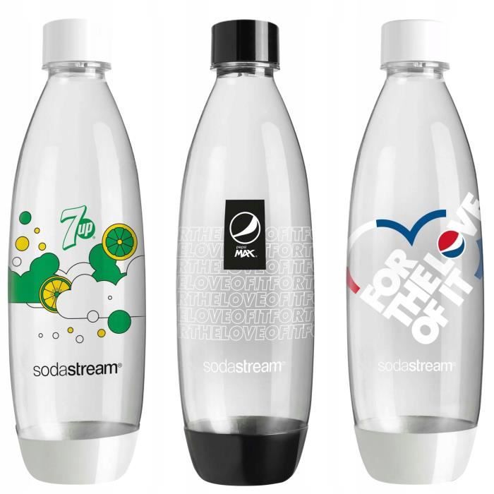 Sodastream Terra Black set familial avec 5 bouteilles - Cdiscount  Electroménager