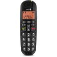 DORO Téléphone sans fil PhoneEasy 105wr - Système de répondeur avec ID d'appelant - DECT\GAP - Noir-4