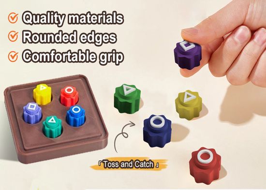 HIMS Jeu Gonggi – 5 Jeux Traditionnels Coréens (Jebi Kicks, Paeng-y, Biseokchigi, DDAKJI) – Cadeau Familial Et Voyage