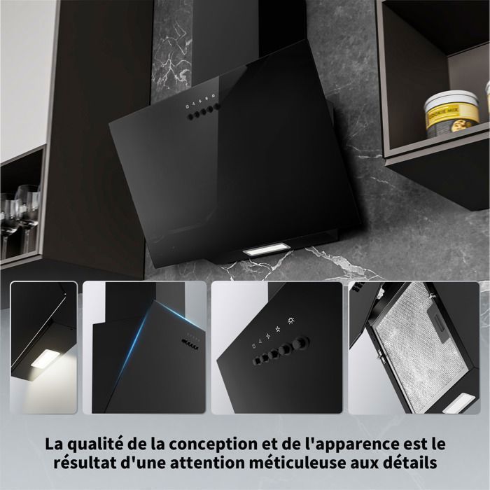 Hotte Aspirante Portable Mini - 180 M³/h : Parfaite Pour Fumer Ou Cuisiner En Intérieur