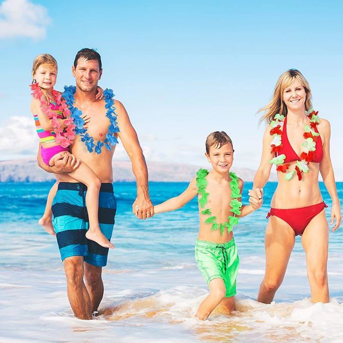 24 Unités Collier Hawaïen Lei Fleur Tropicale Lei Floral Luau Décorations de Fête Collier Fleur Hawaïen Luau Colliers Hula Guirlande de Danse Bandeaux pour Plage Anniversaire Mariage Part 24 Unités Collier Hawaïen Lei Fleur Tropicale Lei Floral Luau Décorations de Fête Collier Fleur Hawaïen Luau Colliers Hula Guirlande de Danse Bandeaux pour Plage Anniversaire Mariage Part