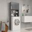 Meuble Armoire Pour Machine A Laver Gris Brillant 64 X 25 5 X 190 Cm Achat Vente Colonne Armoire Sdb Meuble Armoire Pour Machine A Soldes Sur Cdiscount Des Le 20 Janvier Cdiscount