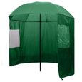 SUMMER Parapluie de pêche Vert 240x210 cm,avec design classique 147976-0