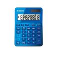 CANON Calculatrice de bureau LS-123K - 12 chiffres - Panneau solaire, pile - Bleu métallique-0