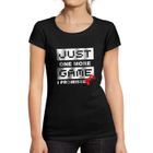 ULTRABASIC Femme Tee-Shirt Juste Un Jeu De Plus : Jeu Amusant Esports – Just One More Game Gaming Funny Esports – T-Shirt Vintage Noir