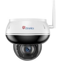 Ctronics 5MP Caméra Surveillance Extérieure WiFi 2,4 /5 Ghz Dôme PTZ Zoom optique 5x Détection Humaine Suivi Automatique Métal