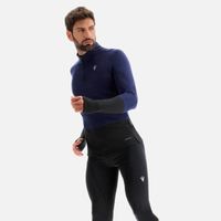T-shirt de running homme Clayton - Macron - Douceur et respirabilité - Supplex - Fermeture à glissière inversée