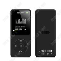 TD® Lecteur JS-01 sports MP3 avec un écran MP4 Compatible avec Carte Mémoire 1.8-Diffusion de musique-Noir-Perfomant et