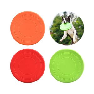 3 Frisbees Pour Chien En Caoutchouc Résistant - Flottants, Antidérapants - Pour Jeu Terre/eau - Couleurs Rouge, Vert, Orange - 4