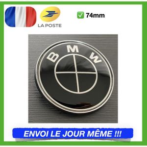 INSIGNE MARQUE AUTO LOGO Noir Pour BMW Coffre 74 mm Emblème Insigne No