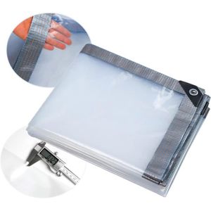 Bâche De Protection étanche Bleue Avec œillets - 4x5m - Idéale Pour Travaux, Bois, Mobilier - 4