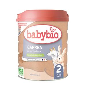 LAIT 2E ÂGE Babybio - Caprea 2 - Lait de chèvre Bio - 800g - B