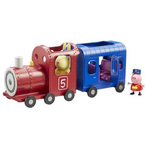 FIGURINE - PERSONNAGE Peppa Pig Mlle Lapins train & Carriage Playset