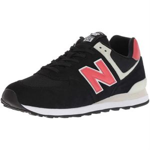 BASKET Baskets mode femme - New Balance 574 - Noir/Rose -