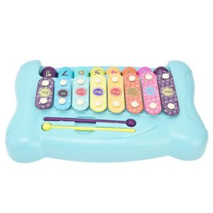 CLAVIER MUSICAL Omabeta Piano xylophone clavier multicolore Jouet 
