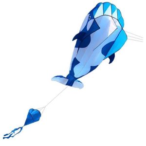 CERF-VOLANT Cerf-volant baleine 3D sans cadre pour enfants - SUNGPUNET - Bleu - Convient à la plage et au parc