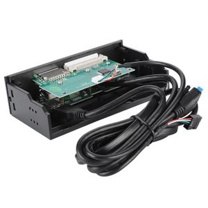 Lecteur De Cartes Mémoire Interne 3,5" 22-en-1 Pour PC - Port USB 2.0, Compatible CF, SD, MicroSD, Memory Stick... - Noir